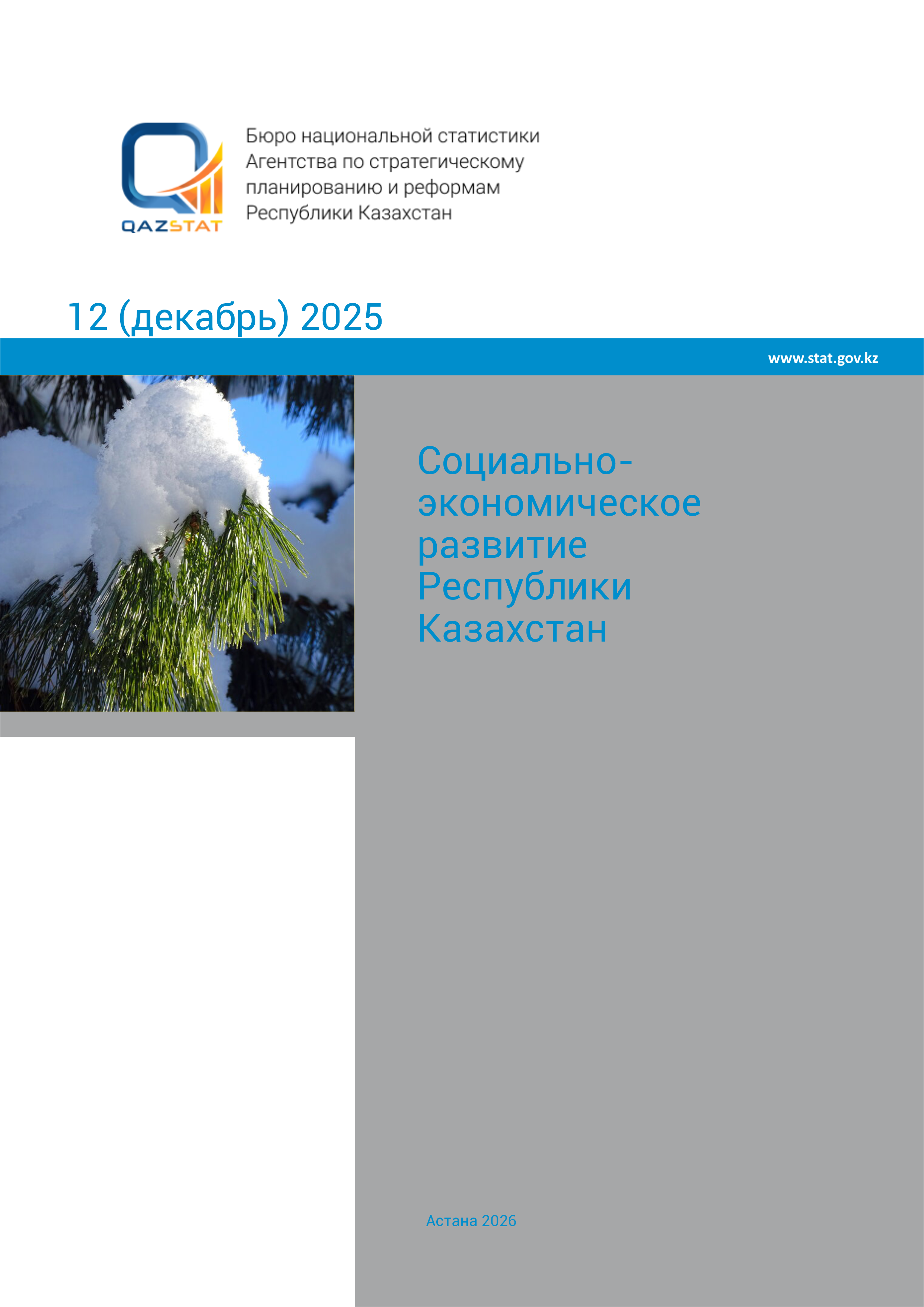 Социально-экономическое развитие Республики Казахстан